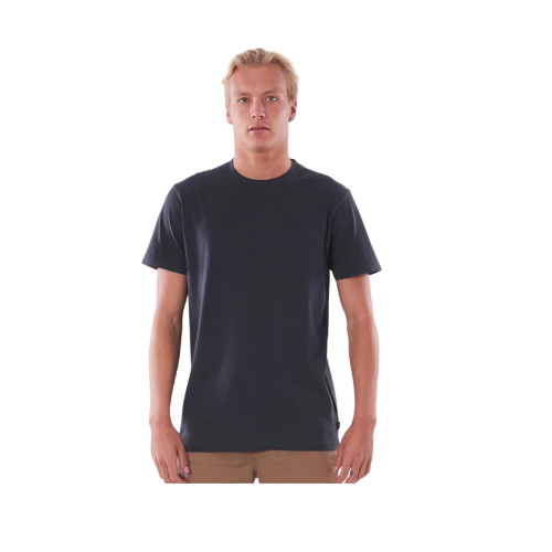 RIP CURL Plain Wash Tee black
