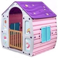 בית לחצר מפלסטיק דגם חד קרן סטאר פליי