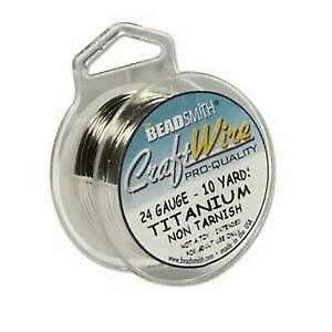 חוט מתכת פיסולי 0.6 - כסף 9מ BEADSMITH