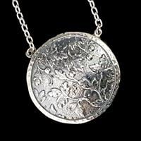 תליון ושרשרת כסף מעוצבת T6002