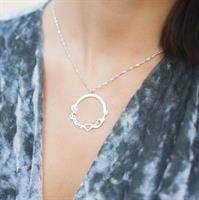 שרשרת עיגול אינסוף לאהבה ושמות