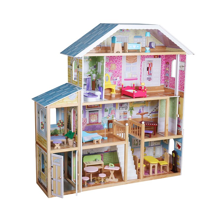 W06A358-בית בובות מעץ לילדים - דניאלה - צעצועץ