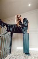 אוברול סאשה - פוייל שחור