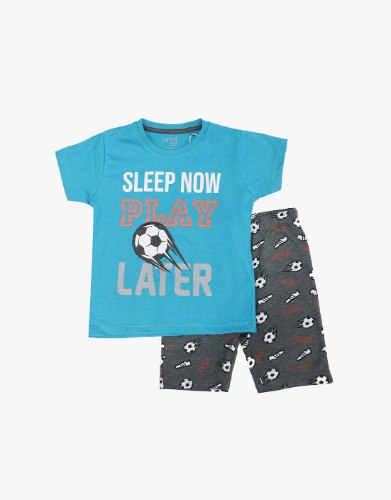 פיג'מת כדורגל SLEEP NOW PLAY LATER
