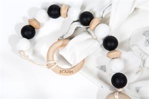 סינר הנקה פטנט - גם סינר הנקה וגם נשכן. 100%  כותנה אורגנית- פסים