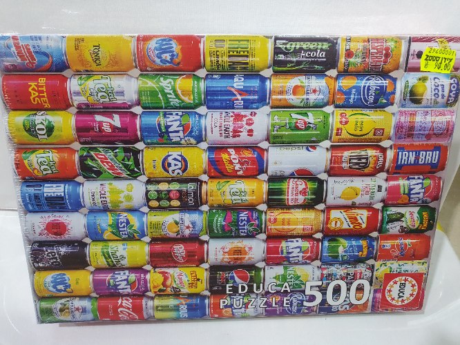 פאזל soft cans 500 חלקים