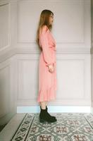 שמלת מעטפת - אפרסק