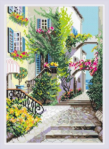 תמונת שיבוץ אבנים - רחוב איטלקי 27X38