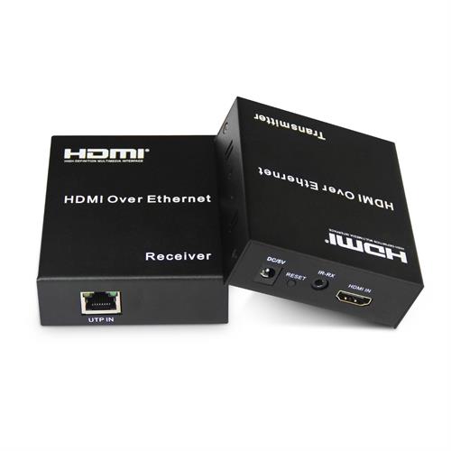 מגדיל טווח HDMI על ידי כבל רשת באורך 60 מטר
