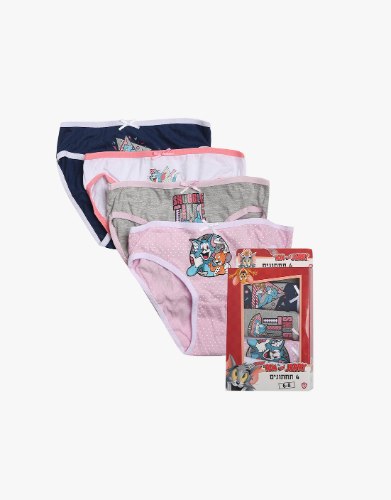 4 תחתונים טום וג'רי בנות