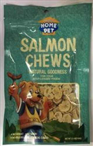 חטיף הום פט פרוסות נקניקיות סלמון 100 גרם