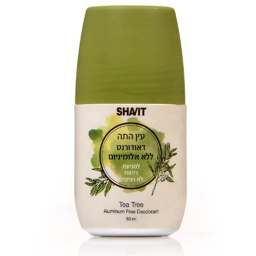-- דאודורנט רול און עץ התה -- 60 מל  ללא אלומיניום- שביט