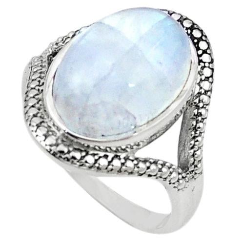 טבעת כסף משובצת אבן מונסטון  RG5694 | תכשיטי כסף 925 | טבעות כסף