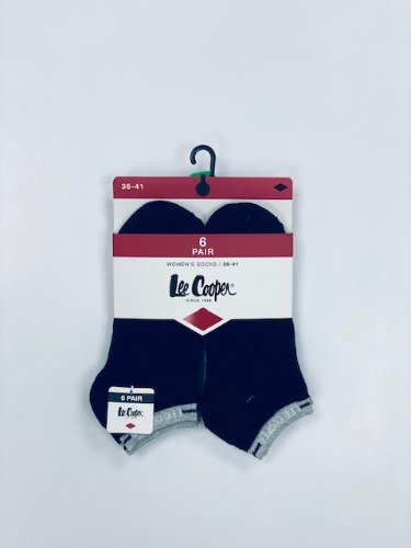 שישית גרבי נשים עקביות צבע שחור