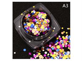 פייטים - מס' 3 - גווני ורוד וכחול