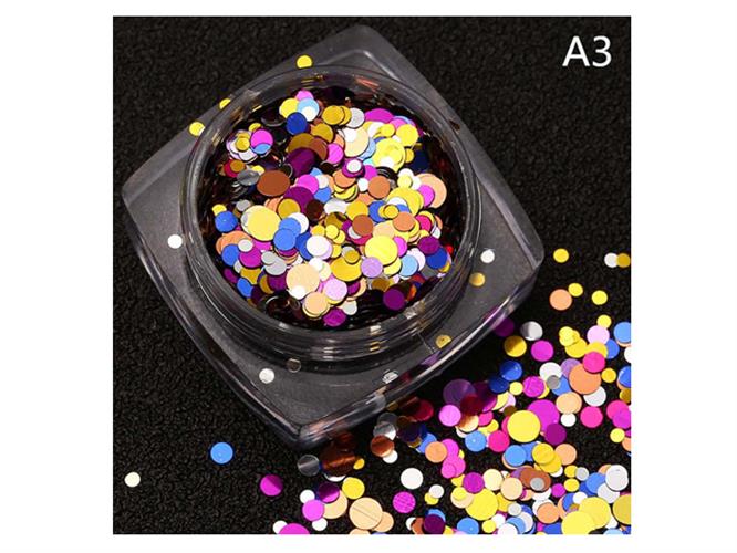 פייטים - מס' 3 - גווני ורוד וכחול