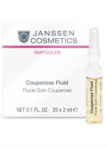 יאנסן קוסמטיקס אמפולות לעור רגיש עם קופרוז - Couperose Fluid