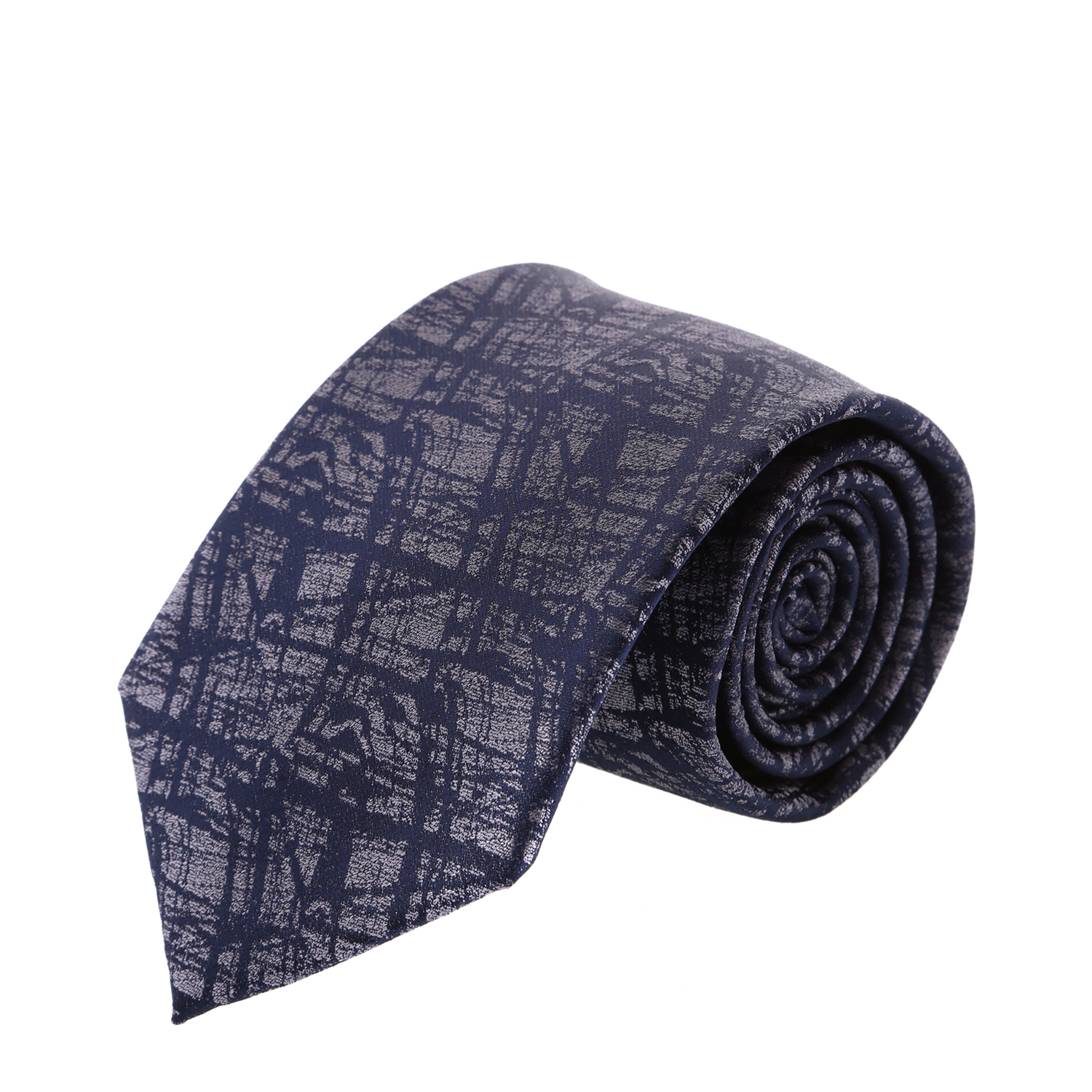 עניבה דגם שפכטל אפור משולב