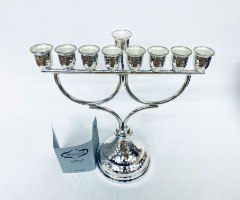 חנוכיה טבולה בכסף האחים חדד סדרת מורשת