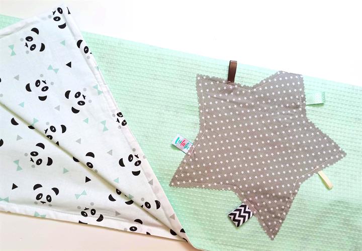 שמיכת פיקה מנטה פנדה