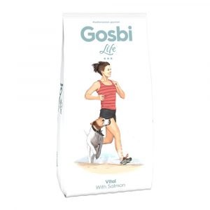 גוסבי לייף עוף וסלמון 15 ק"ג