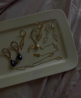 עגילי קמיל זהב פנינה פאני שייד