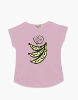 חולצה בנות טריקו מעוצבת בננות