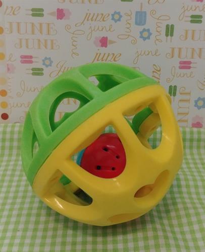 רעשן כדור מפלסטיק רך, צעצוע תינוקות איכותי