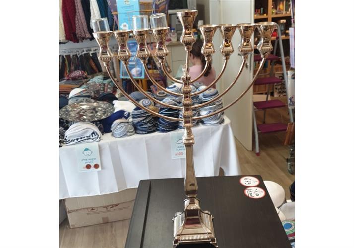 חנוכיה קנים מכסף טהור