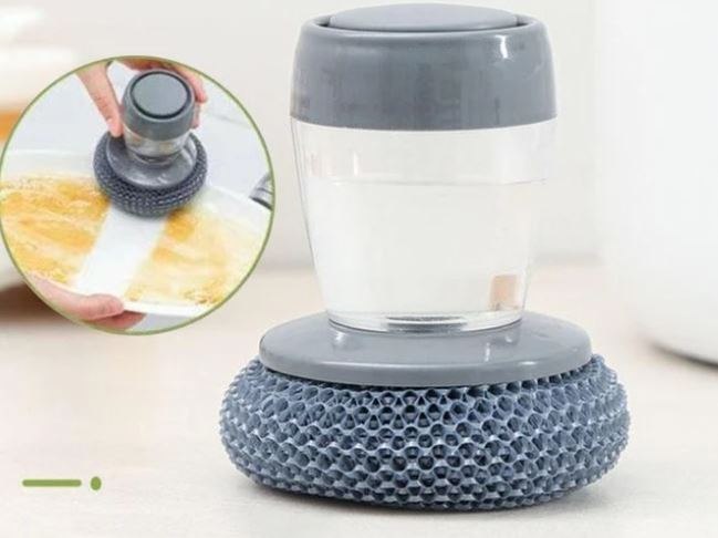 ספוג ניקוי משולב מיכל אחסון לסבון