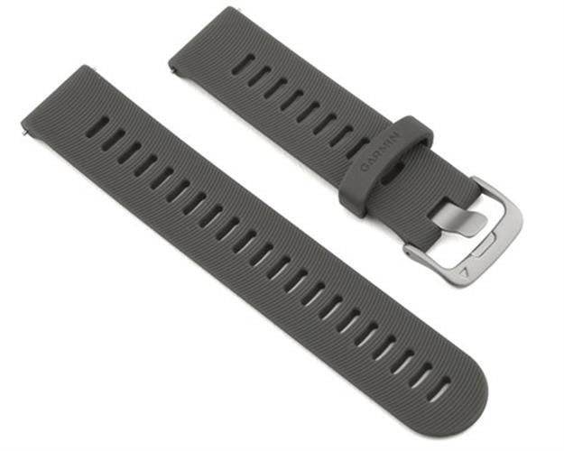 רצועה מקורית לשעון גרמין Garmin Quick Release Bands 20 mm אפור