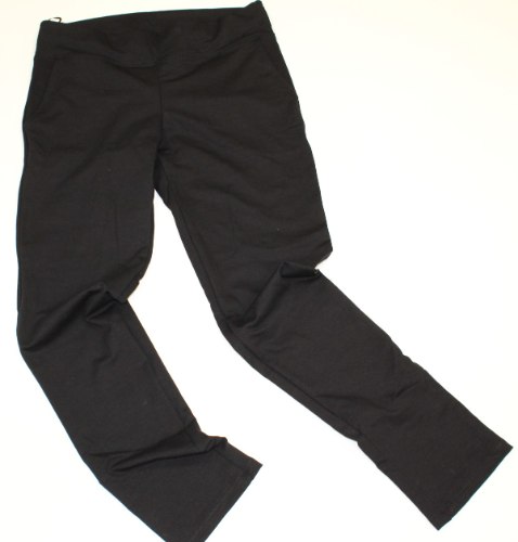 מכנס נשים כיסים חגורה רחבה שחור