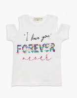 חולצת בנות טריקו מעוצבת forever