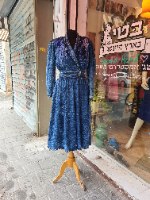 שמלת ג'ינס אייטיז בדרגת פיס מידה S