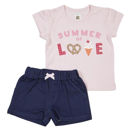 חליפה אהבת קיץ ורוד בהיר