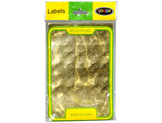 מדבקות כוכבים זהב/כסף 1.8