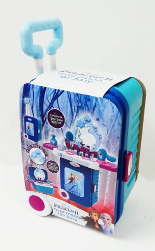 מזוודת טרולי ערכת יופי פרוזן