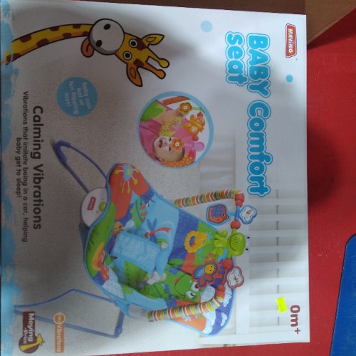 טרמפולינה לתינוק baby comfort כחול/וורוד