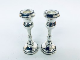 זוג פמוטי כסף טהור סטרלינג 925 האחים חדד