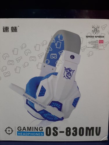 אוזניות גיימינג כחולות