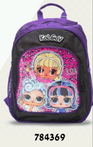 תיק גן נועם LOL שחור סגול