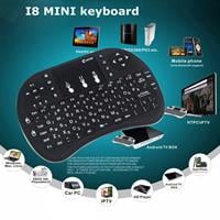 מקלדת מיני אלחוטית מקצועית+משטח מגע דגם rii-i8 למגוון טלויזיות חכמות/מחשבים/סטרימרים