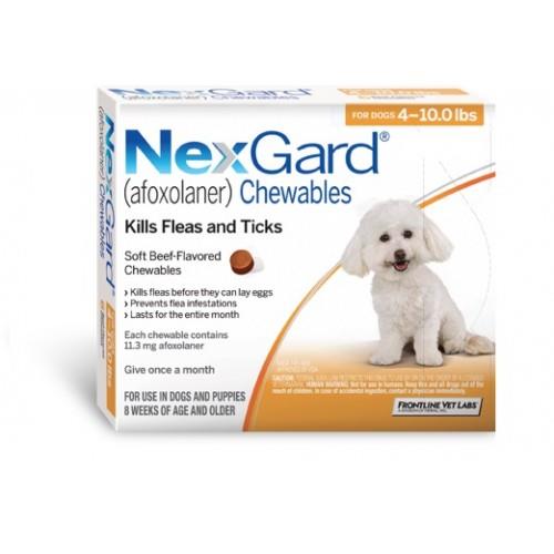 עותק של NexGard חבילת 3 כדורים בטעם עוף נגד פרעושים וקרציות לכלבים במשקל 2-4 ק"ג
