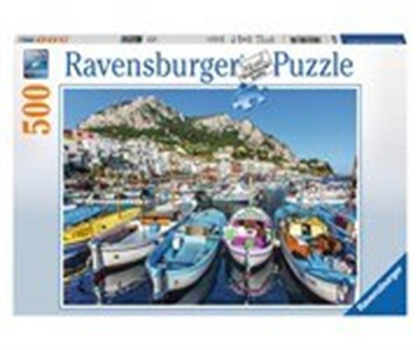 "פאזל 500 חל' - צבעוניות במרינה"