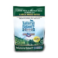 נטורל באלנס כבש ואורז חום לכלבים גדולים13.6 קילו  Natural Balance Lamb Meal & Brown Rice Big Breed