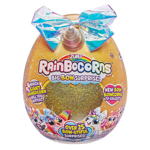 ריינבוקורן ענק!! Rainbocorns ביצת הפתעה עם בובה ו 25 הפתעות