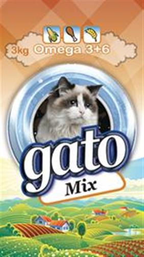 מזון לחתולים גאטו 3 ק"ג