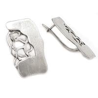 עגילי כסף מעוצבים  A8475 | תכשיטי כסף | עגילי כסף