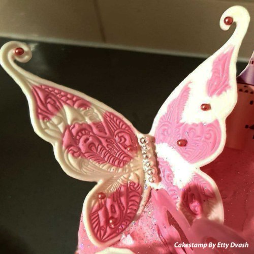 זוג כנפי פרפר ענק 13 ס"מ| טופר פרפר מנדלה|  חדש מאתי דבש