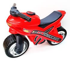 בימבת אופנוע אדומה